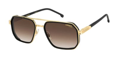 Carrera CARRERA 1069/S MATTE BLACK GOLD/BLACK BROWN GREEN 58/19/145 Herrenbrillen Zonnebrillen