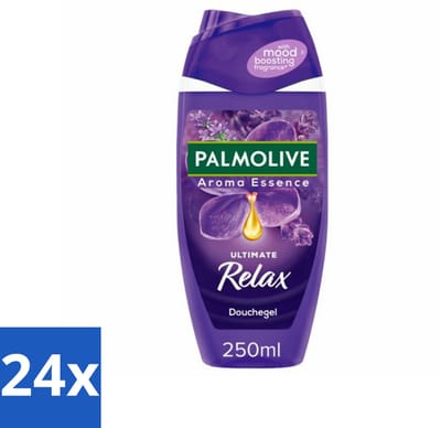 24 x Palmolive - Arroma Essence - Douchegel - Lavendel & Ylang Ylang - Ultimate Relax - 250 ml - Douchegel - Lavendel - Ylang Ylang - Aromatherapie - Ontspannen