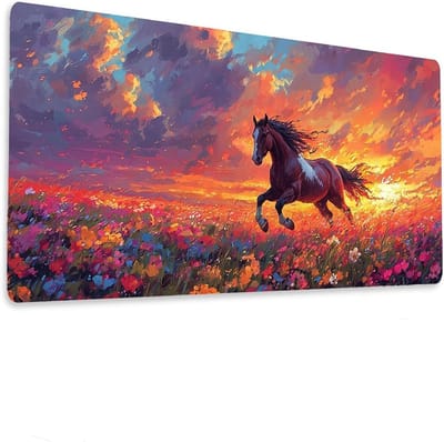 Grote Muismat - Bureau Onderlegger - Comfortabel Werken - Antislip Rubber - 100x50 cm - Meerkleurig