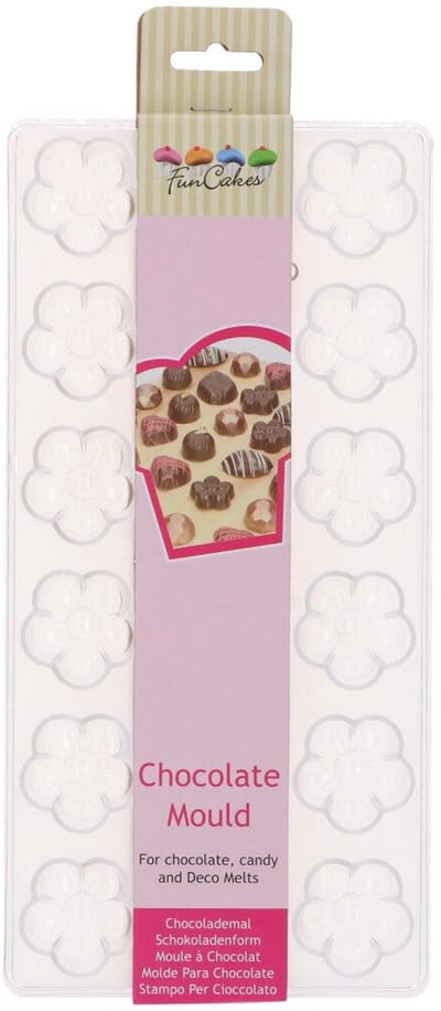 FunCakes Chocolade Mal - Bloem - Transparant - Chocoladevorm - Bakvorm Chocolade