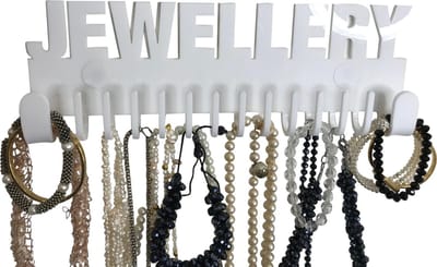 Ophanghaken wand- Sieradenhouder - Slaapkamer decoratie - Jewellery wit haken wand - Sieradenrek Galeara design