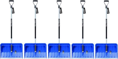 Set van 5 Ergonomische Sneeuwschops voor Efficiënte Sneeuwruiming