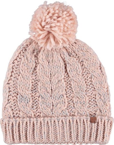 Sarlini | Knitted Dames Wintermuts Roze Kabel | Joy
