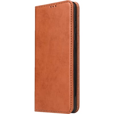 Fierre Shann  Samsung Galaxy S20 Plus Slim Wallet Hoesje Bruin