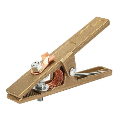 Dailygoods- Aarde Klem Messing 260A/300A/500A - Lasklem - Lasmachine Klem - A-type Klem - Hoogwaardige Geleidbaarheid - Veilig en Betrouwbaar - Lasclip