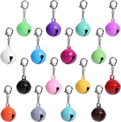 Kleurige Kattenbelletjes voor Halsbanden, Jingle Bells voor Huisdieren, Decoratie voor Feestjes en DIY Creaties