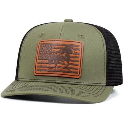 Nieuw Richardson Label Mustang Mesh Hoed Voor Mannen En Vrouwen Buiten Casual Hoed Zonneklep Decoratieve Hoed Hip Hop Hoed Baseballpet gray
