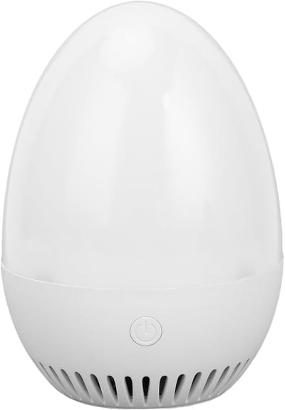 Luchtkwaliteit Meter - CO2 Monitor - Binnenlucht Testen - 3 Kleurenweergave - Compact Ei-vormig