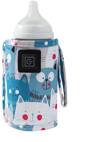 USB Flesverwarmer – Isolerende Reisfleshouder voor Kinderwagen – Draagbare Melk & Water Warmer