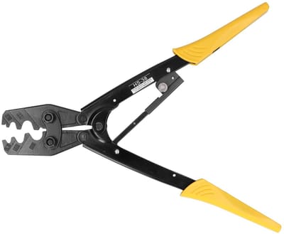 Dailygoods - Ergonomische Ratchet Terminal Crimping Pliers - Professioneel Gebruik - HS-38 - Hoogwaardige Precisie - Geschikt voor Elektronica - Perfe...