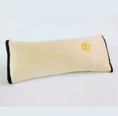 New Age Devi - Veiligheidsgordel Kids Auto Harnas Schouder Pad Kussen Ondersteuning Kinderbescherming Zetelriem Cover Beige