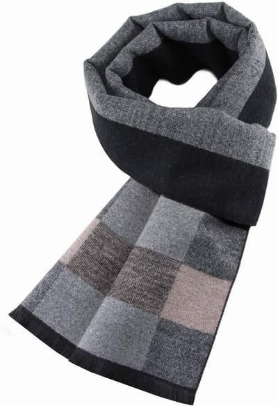 Warme Tartan Schaal voor Heren Lange en Lichte Winter Sjaal