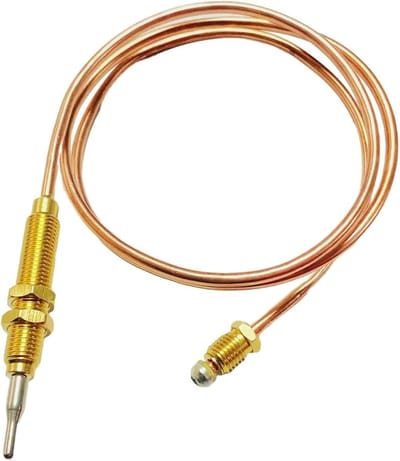 Thermokoppel - Gaskachel Reparatie - Verwarming Repareren - Hoge Gevoeligheid - 150cm Lengte - Metaal