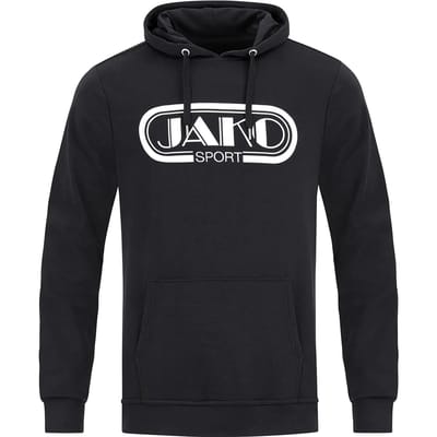 Jako Retro Sweater Met Kap Heren - Zwart | Maat: S