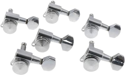 Gitaar stemmechanieken 6-in-line - Fazley 10546