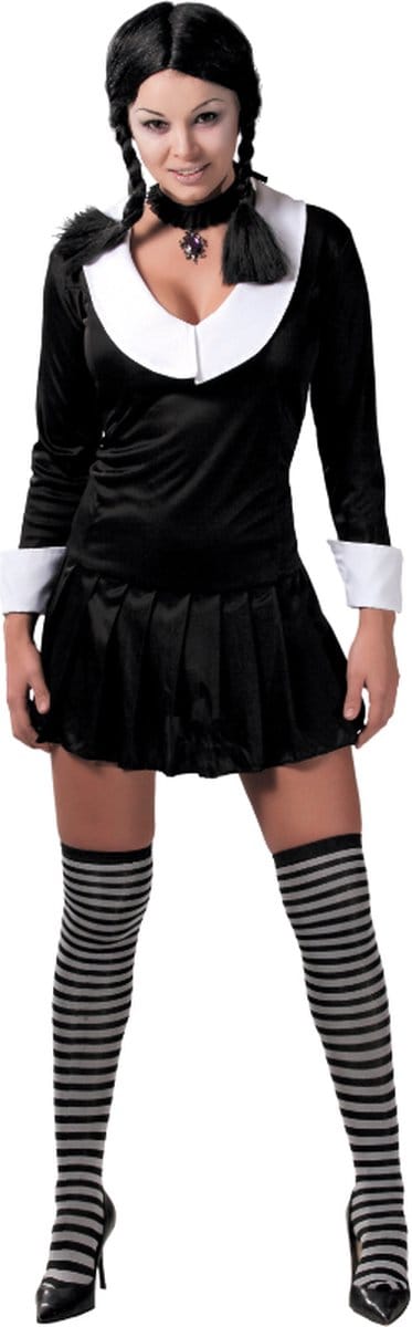 Fiestas Guirca - Dead school girl dames jurk - maat S (36-38) - Carnavalskleding - Carnaval - carnavalskleding 2027 - Carnaval kostuum