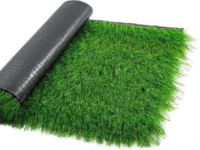 Synthetisch Rietgras Rol - Kunstriet Dakbedekking - Decoratieve Dakbedekking - Weerbestendig PE Materiaal - 1 x 2 m - Natuurlijk