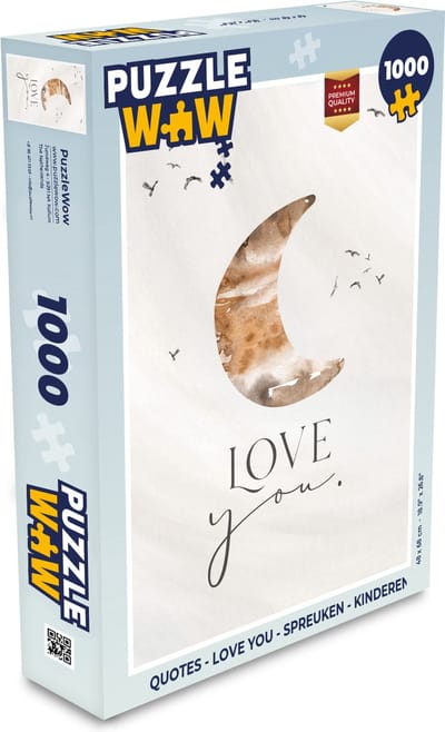 Puzzel Quotes - Spreuken - Kinderen - Love you - Jongetjes - Meisjes - Kids - Legpuzzel - Puzzel 1000 stukjes volwassenen