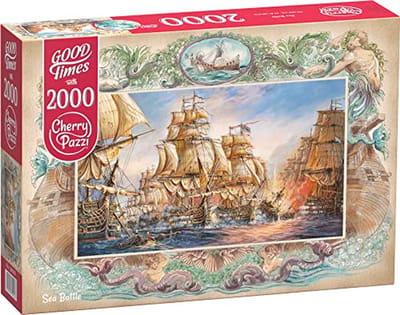Bataille navale puzzle 2000 pièces - grande uitdaging voor puzzelliefhebbers