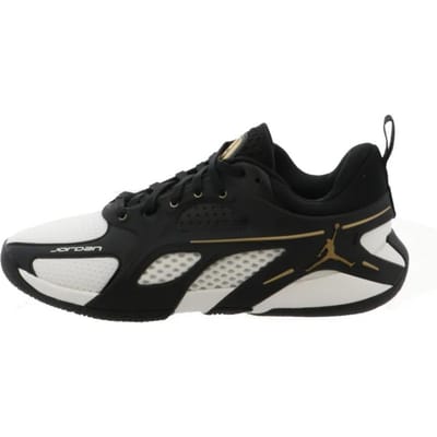 Air Jordan Heir PF Classic Unisex Sneakers Zwart Sail Metallic-Goud FQ3859-007 43 black