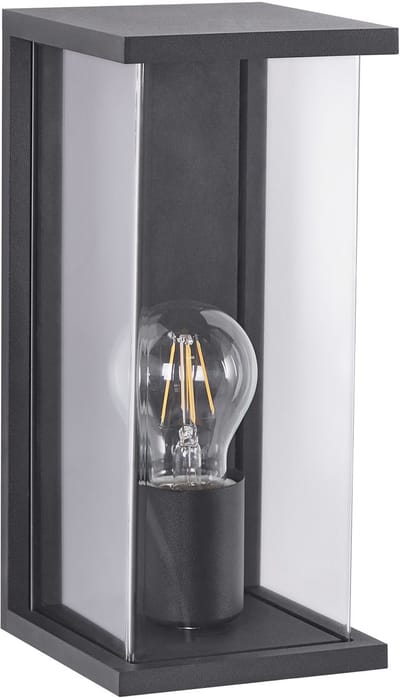 WAKAL - Tuin wandlamp - Matzwart - Metaal