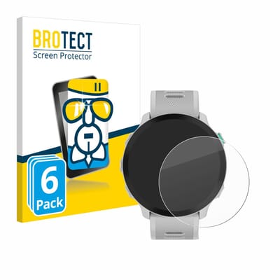 Screenprotector 6 Stuks voor Garmin Forerunner 55 Beschermglas transparant