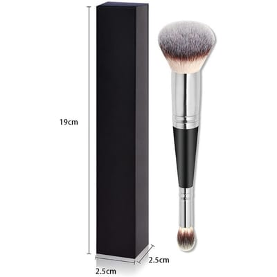 Dubbelzijdige Professionele Make-up Kwasten 2 In 1 Foundation Kwast Concealer Highlighter Poeder Blush Kwast Beauty Make-up Tools