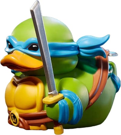 Numskull - Best of TUBBZ Boxed Badeend - Teenage Mutant Ninja Turtles - Leonardo - 9cm