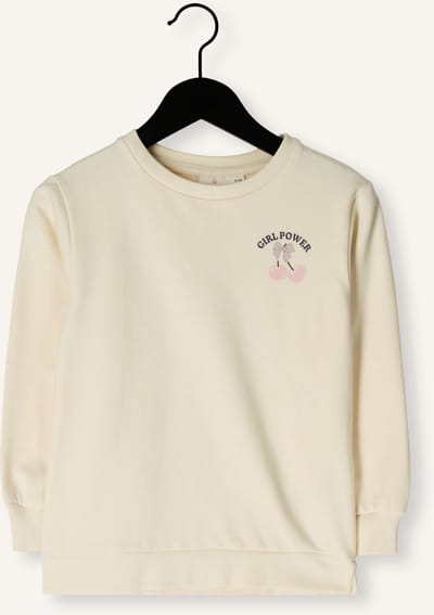 THE NEW Tnstsalina Truien & Vesten Meisjes - Sweater - Hoodie - Vest- Ecru - Maat 98