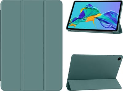 Hoes Geschikt voor Samsung Galaxy Tab A9 Plus / A11 Plus hoes – tri-fold bookcase met auto/wake functie - 11 Inch – Pine Groen