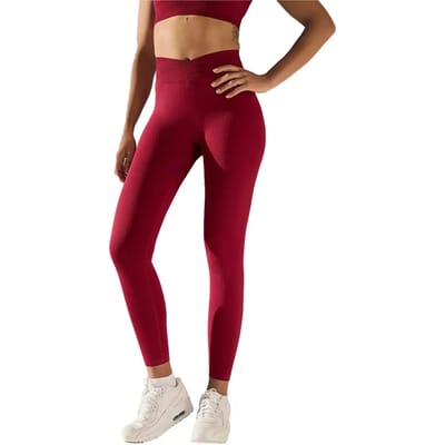 Naadloze V-hoge taille legging voor vrouwen Allwear Basic