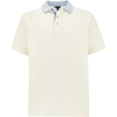 Paul & Shark Polo Aqua Touch Soft Cotton Interlock Blanc De Blanc / male