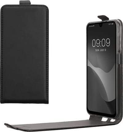 kwmobile hoesje geschikt voor Samsung Galaxy A17 4G / 5G - Flip cover met magnetische sluiting in zwart