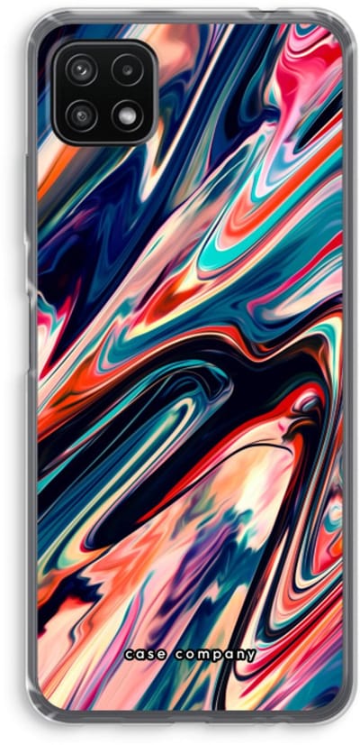 Case Company® - Hoesje geschikt voor Samsung Galaxy A22 5G hoesje - Quantum Being - Soft Cover Telefoonhoesje - Bescherming aan alle Kanten en Schermrand
