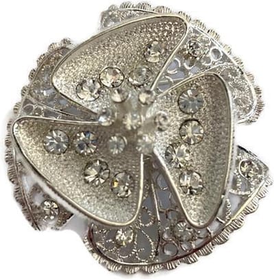 UITVERKOOP !! Petra's Sieradenwereld - Broche bloem strass (50230961)