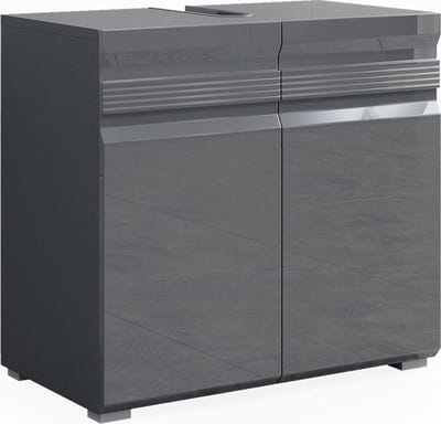Vicco Fredd Wastafelonderkast – 60 x 60 cm Antraciet Hoogglans