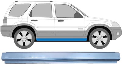 Reparatie dorpel voor Ford Maverick 2001-2008 / Links = Rechts (symmetrisch)