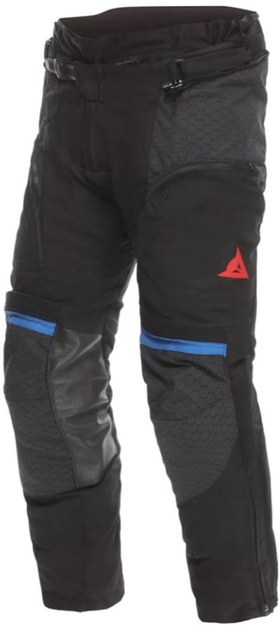 Dainese Super Adventure Absøluteshell™ Waterdichte Zwart Zwart Blauw Textiele Motorbroek - Broek