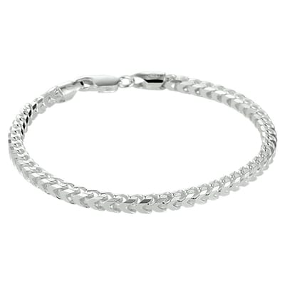 Zilveren gourmette armband 4,0 mm 1021144