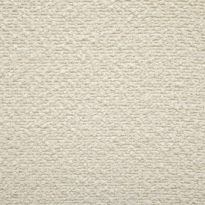 Atmosphera Sevi Poef - Bouclé - Wit