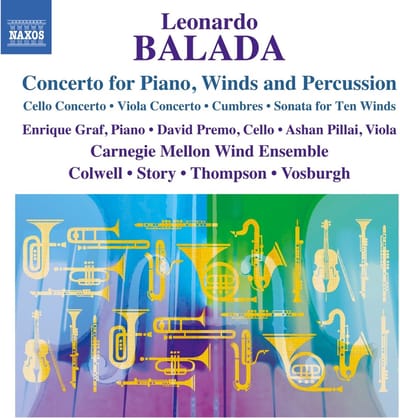 Enrique Graf, David Premo, Ashan Pillai, Carnegie Mellon Concert Winds, Denis Colwell, Stephen Story, Thomas Thompson, George Vosburgh - Balada: Concerto For Piano, Winds And Percussion (CD)
