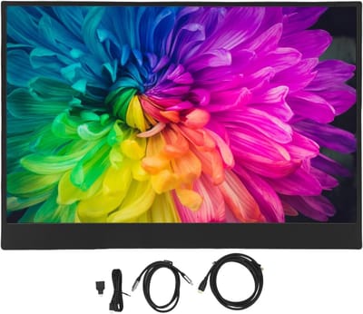 Draagbare Monitor - Secundair Scherm Ultraslank Display - Productiviteit Verhogen - Full HD IPS Paneel - 14 Inch - Zwart