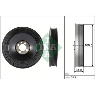 Schaeffler Ina Riemschijf, krukas INA 544 0157 10