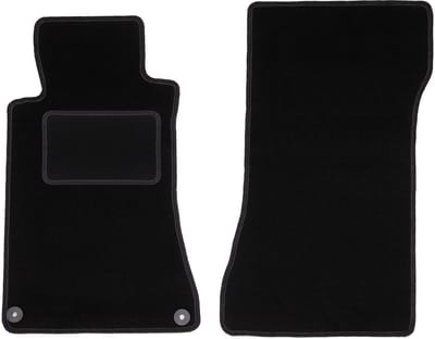 Voormatten zwart voor: Mercedes C W203 coupé (2000-2008)