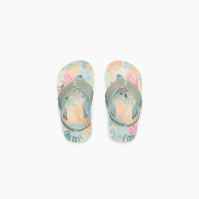 Reef teenslipper ahi meisjes tropical floral - Maat 25