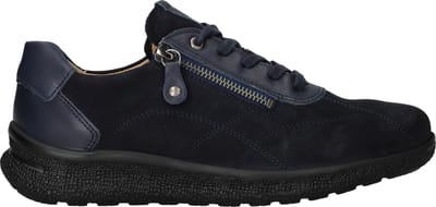 Hartjes 162.1603/99 - Dames veterschoenen - Kleur: Blauw - Maat: 37.5