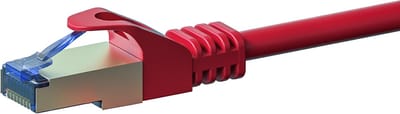 Danicom CAT6a S/FTP (PIMF) patchkabel - 2 meter rood - netwerkkabel - internetkabel - UTP kabel - RJ45 - 10000 mbit/s
