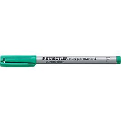 Viltstift staedtler ohp lumo f 316 non perm groen - 10 stuks