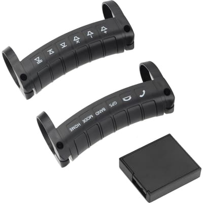 Universele Draadloze Afstandsbediening voor Auto Stuurwiel DVD Navigatie Knoppen Controller black