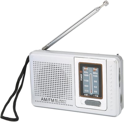Draagbare AM/FM Radio met Ingebouwde Luidspreker voor Buiten en Noodgevallen